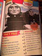 Sam's fact file in a magazine