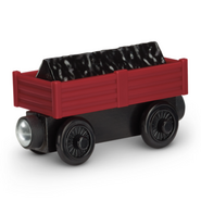 Red Close-Sided Cargo Car