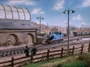 Reused pilot footage (Note: Thomas' chassis is different than the one used in the first series)