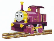 Promotional art from trading card and stickers