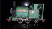 Peter Sam's small scale model with the two servos visible