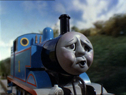 Thomas' tired face that appeared between the first and tenth series, excluding the fourth and fifth series, Jack and the Sodor Construction Company, Thomas and the Magic Railroad and Calling All Engines! (1984-1991, 2002-2006)