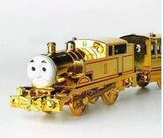 Plarail Gold Thomas with Annie and Clarabel