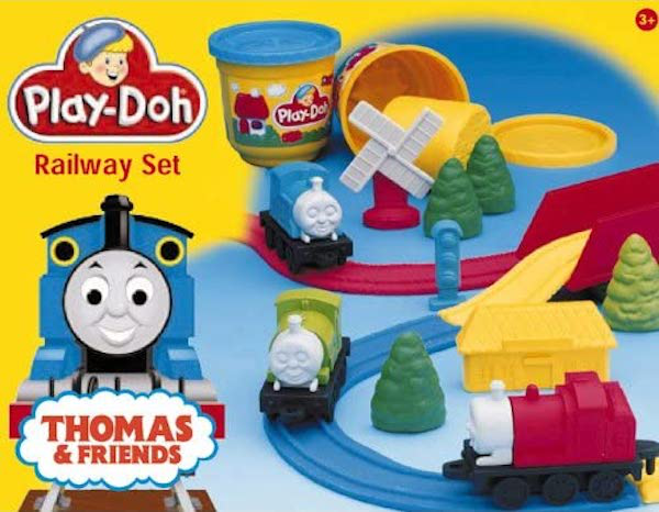 play doh train