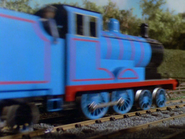 The red express coaches pulled by Henry in the second season