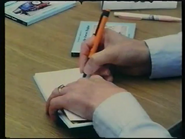 Christopher Awdry signing copies of the book at the Day Out with Thomas in The Making of Thomas the Tank Engine