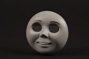 Arthur's duplicate smiling face before it was sold on The Prop Gallery