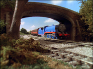 The set reused as a bridge runby in Gordon and the Gremlin