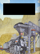 A coaling tower as illustrated by Tommy Stubbs