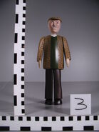 Cyril the Fogman's close-up figure during production of Series 8