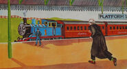 Annie and Clarabel with their names painted on their sides