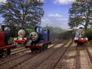 Thomas leaving the yard