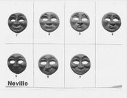 Neville's faces [21] (Note: Neville's unused smirking face on the top right next to his sad face)