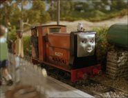 Rusty wearing the ordinary passenger headcode in the fourth series