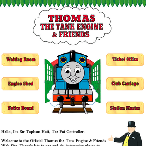thomas the tank engine website