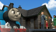 The Maithwaite stationmaster in CGI