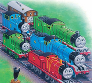 Toby, Thomas, Percy, Henry, Gordon, James, and Sir Topham Hatt