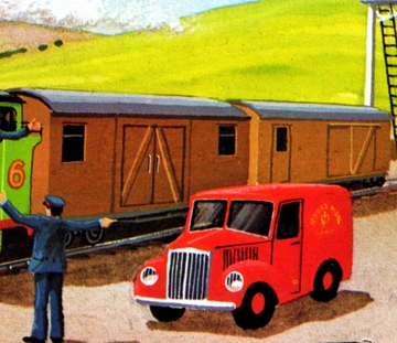 きかんしゃトーマスシリーズ郵便車Sodor Mail 赤い貨車 3両セット