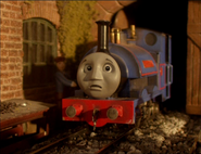 Sir Handel's sad face that only appeared in the fourth series (1994)