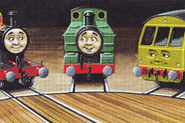 Duck in Tidmouth Sheds with James and Daisy