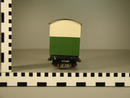 Eighth series ruler reference of a Green Narrow Gauge Coach