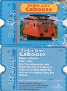 Take Along 2002 Sodor Line Caboose card