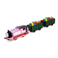 US TrackMaster with green balloon trucks