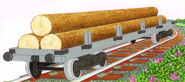 ERTL Log Car promotional art