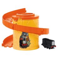 Take-n-Play Spiral Tower Tracks with Diesel