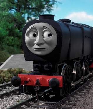 black train in thomas