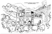 Bertie's bus driver in Famous Engines