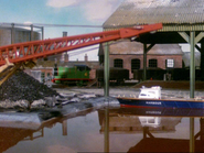 The shed building reused at Brendam Docks