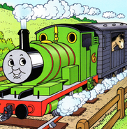 A horse box wagon in a magazine story