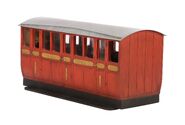 The Red Narrow Gauge Coaches' close-up model