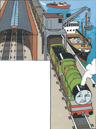 The crane as it appears in the annuals