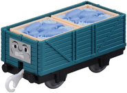 Plarail teal Troublesome Truck with fish crates