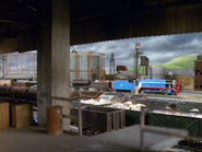 The interior of the coaling Knapford Yards coaling stage in the third series