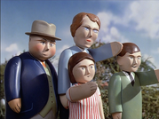 Sir Topham and Lady Hatt with Stephen and Bridget Hatt