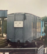 A Midland Railway van at a Days Out with Thomas event
