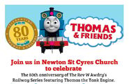 Thomas the Tank Engine Birthday Celebration Weekend at Newton St. Cyres Church (15 - 16 March 2025)