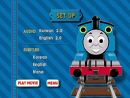 Korean setup menu