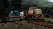 Den with Thomas and Dart on Misty Island