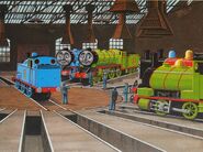 The turntable at Tidmouth Sheds