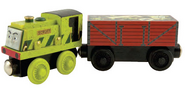 Wooden Railway Scruff and the Garbage Car