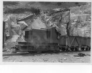 Quarryman at Beckfoot quarry in 1926