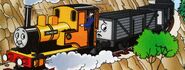 Duncan with some trucks