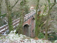 The viaduct's basis, Dolgoch Viaduct