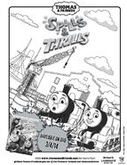 Spills and Thrills coloring sheet