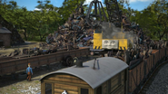 The scrap yard in the nineteenth series