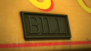 Bill's nameplate